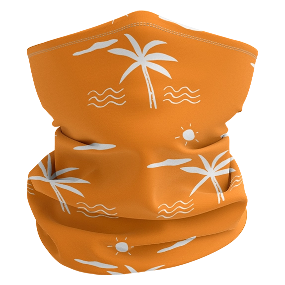 Tropical Island Cooling Versatile Printed Neck Gaiters